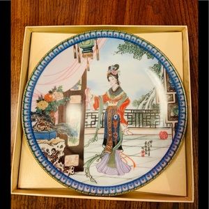 plate with Chinese traditions art painting